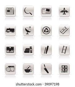 Simple Business and industry icons - Vector Icon set 2