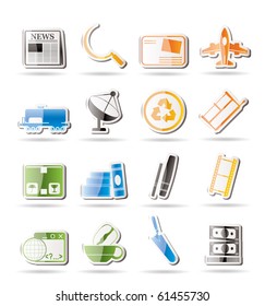 Simple Business and industry icons - Vector Icon set 2