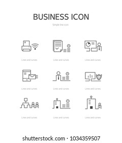 Simple Business Line Icon