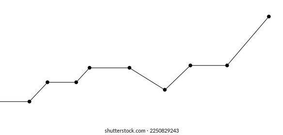 Simple business lines target strategy background design template. Finance economy investment strategy concept.