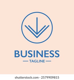 Simple business logo design for company