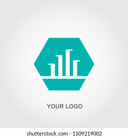 simple business logo vector illustration