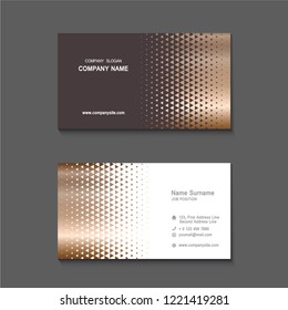 simple Business name card set template. design template. Vector illustration. Annual report