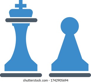 Simple Business strategy icon (Vector illustration)