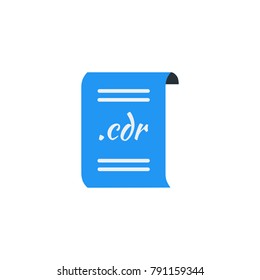 Simple Business Vector of Portfolio Paper Icon Template. Format File Icon Vector Illustration