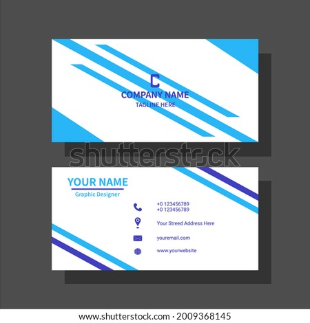 simple bussiness card template design