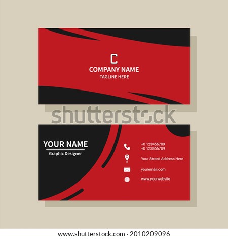 simple bussiness card template design