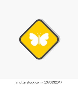 simple butterfly icon