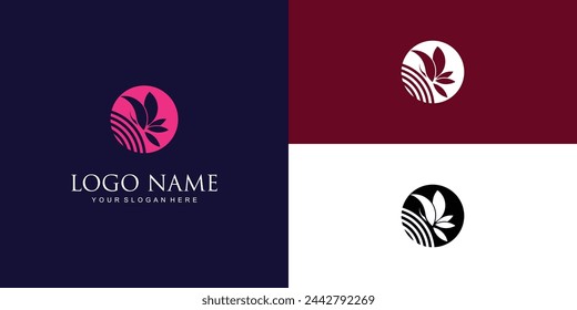 Simple butterfly logo design with unique concept| premium vector