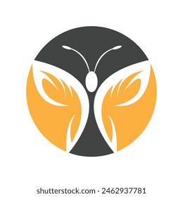 simple Butterfly logo template vector icon illustration