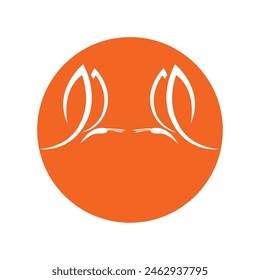 simple Butterfly logo template vector icon illustration