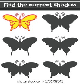 A simple butterfly matching game to help kids learn and play