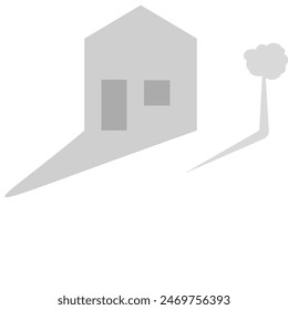 SIMPLE BW HOUSE WITH TREE 