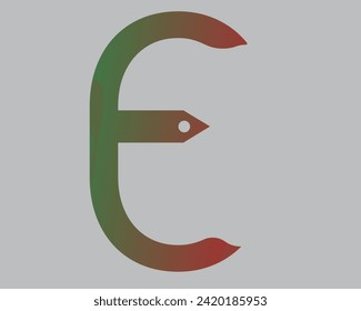 Simple C Alphabet Icon or logo 