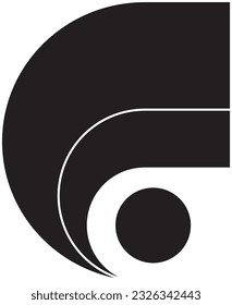 simple C alphabet logo for your brand identity