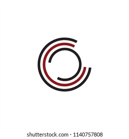 simple C, CC, CCC, CCO initials company logo