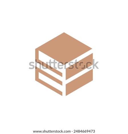 simple cabinet hexagon logo design