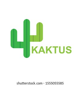 simple cactus logo with a nice color combination.
