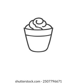 simple cake icon vector illustration
