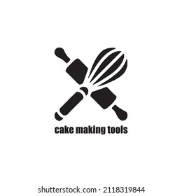 simple cake making tools icon