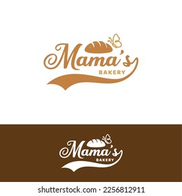 Simple Cake Pastry Bakery Bake Shop Logo design