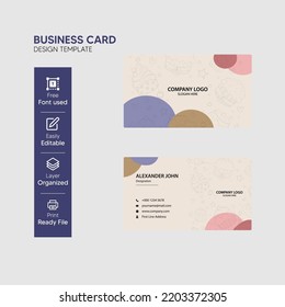 Simple Cake Shop Business Card Design