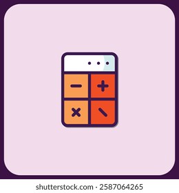 Simple Calculator App Icon Design