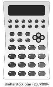 Simple Calculator with blank buttons and blank screen