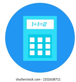 Simple Calculator Icon Design for Smartphone theme