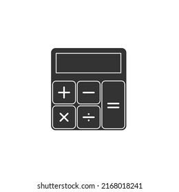 diseño de ilustración de icono de cálculo simple