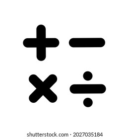 simple calculator icon vector illustration on white background
