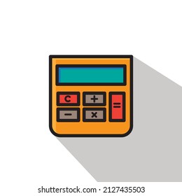 simple calculator icon vector illustration