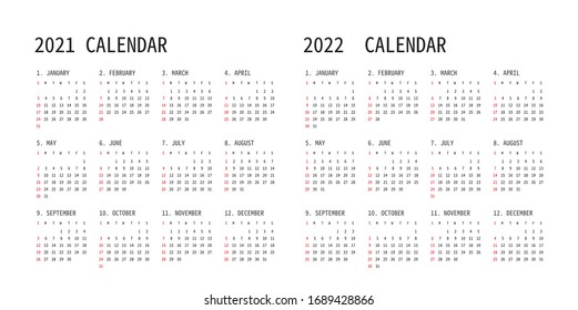 58,882 2022 calendar 2021 Images, Stock Photos & Vectors | Shutterstock