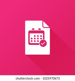 simple calendar icon