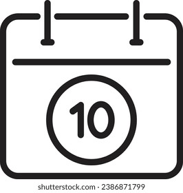Ein einfaches Kalendersymbol-Design.