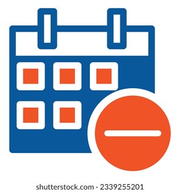 diseño de icono de calendario simple aislado en fondo blanco