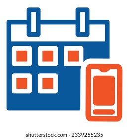 einfaches Kalendersymbol-Design einzeln auf weißem Hintergrund