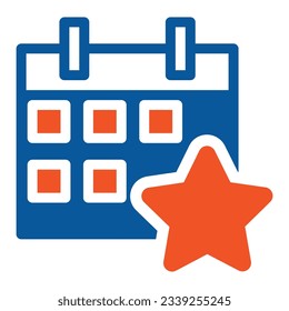 diseño de icono de calendario simple aislado en fondo blanco