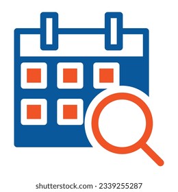 simple calendar icon design isolated on white background