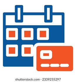diseño de icono de calendario simple aislado en fondo blanco