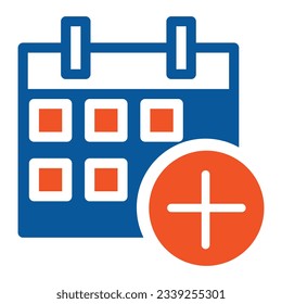 einfaches Kalendersymbol-Design einzeln auf weißem Hintergrund