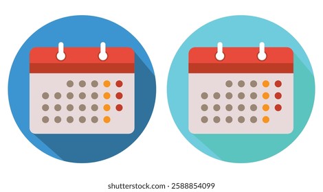 A simple calendar icon featuring a square with two loops on top, representing binder rings, and a grid layout inside to indicate dates. Clean, minimal design for scheduling and event reminders.