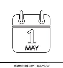 Simple Calendar Icon illustration design