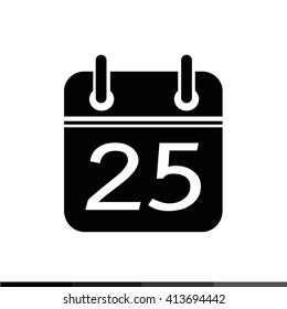 Simple Calendar Icon illustration design