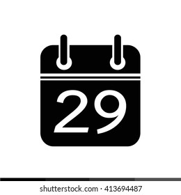 Simple Calendar Icon illustration design