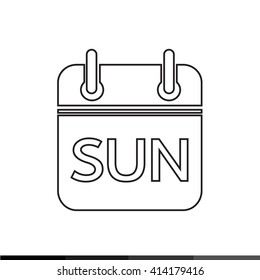 Simple Calendar Icon illustration design
