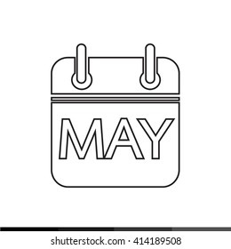 Simple Calendar Icon illustration design