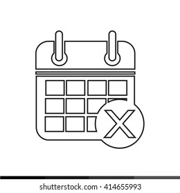 Simple Calendar Icon illustration design