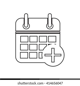 Simple Calendar Icon illustration design