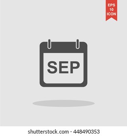Simple Calendar. Modern design flat style icon.